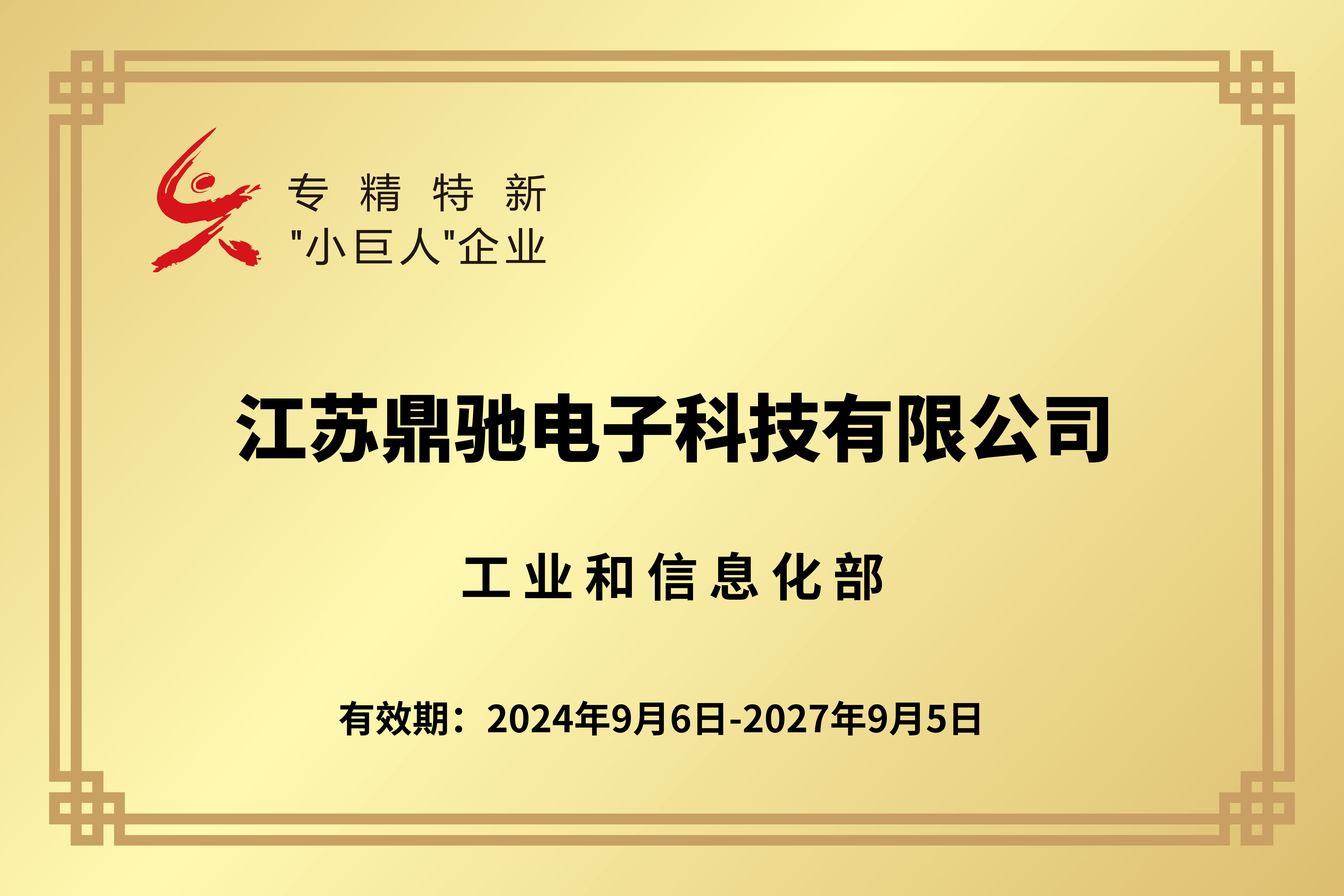 国家级专精特新“小巨人”企业